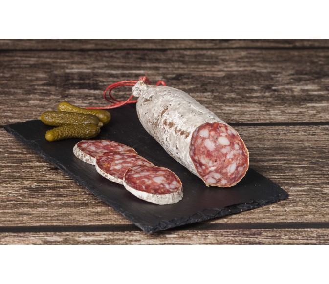 SAUCISSON ISSU DE PORC FERMIER LABEL ROUGE FUME