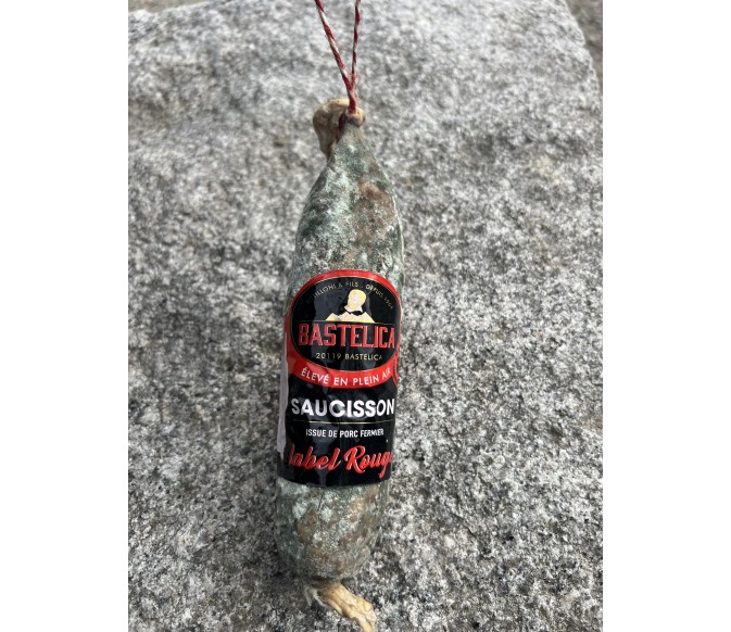 SAUCISSON ISSU DE PORC FERMIER LABEL ROUGE FUME