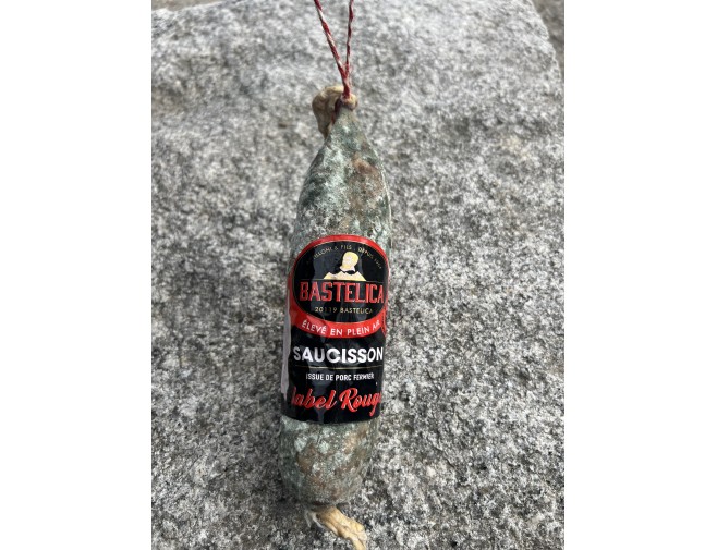 SAUCISSON ISSU DE PORC FERMIER LABEL ROUGE FUME