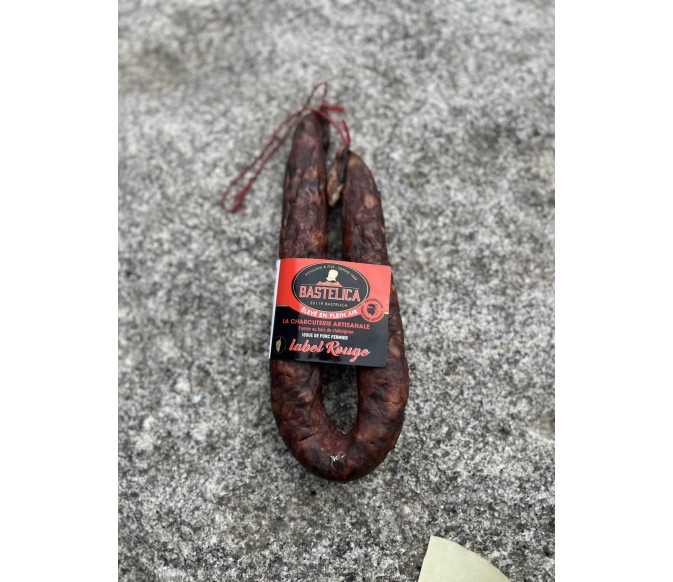 Figatellu issu de porc label rouge fumé